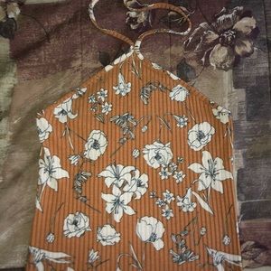 Around the neck tie tank